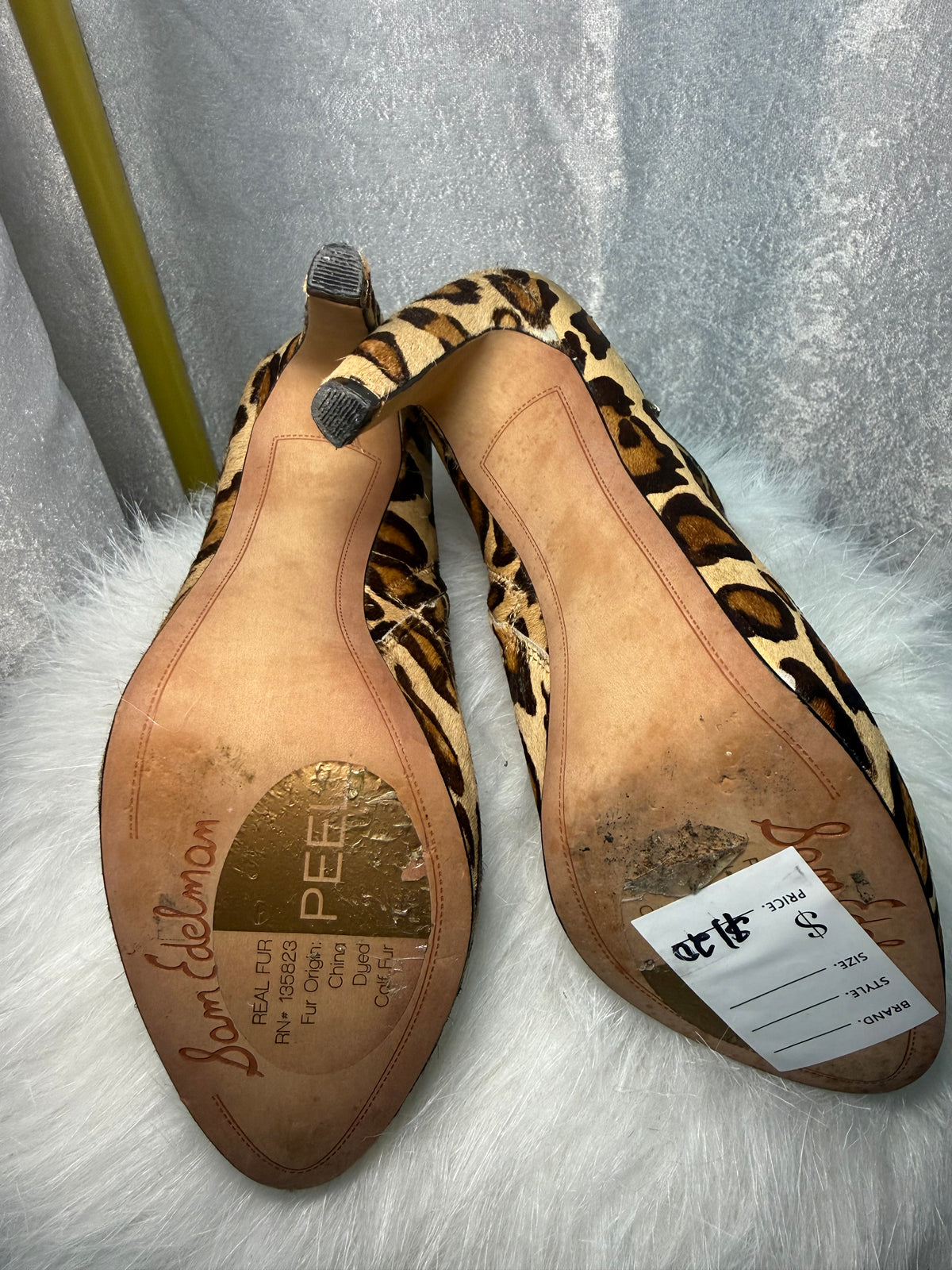 Sam Edelman Leopard Boots - Size 8.5