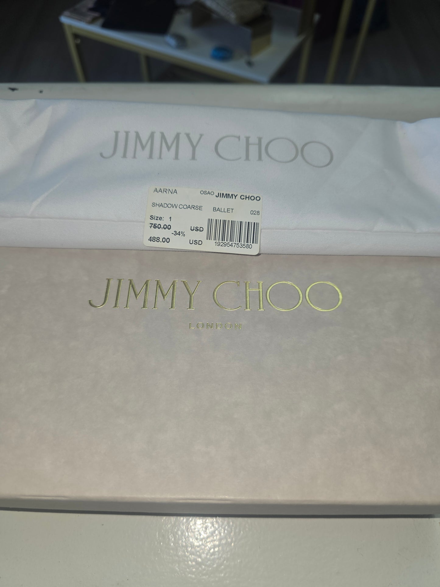 Jimmy Choo Glitter Crossbody Clutch – Shadow Coarse Ballet