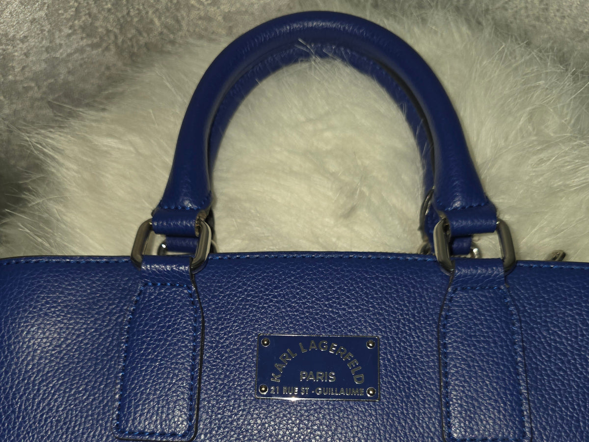 KL Cobalt Blue Satchel Bag