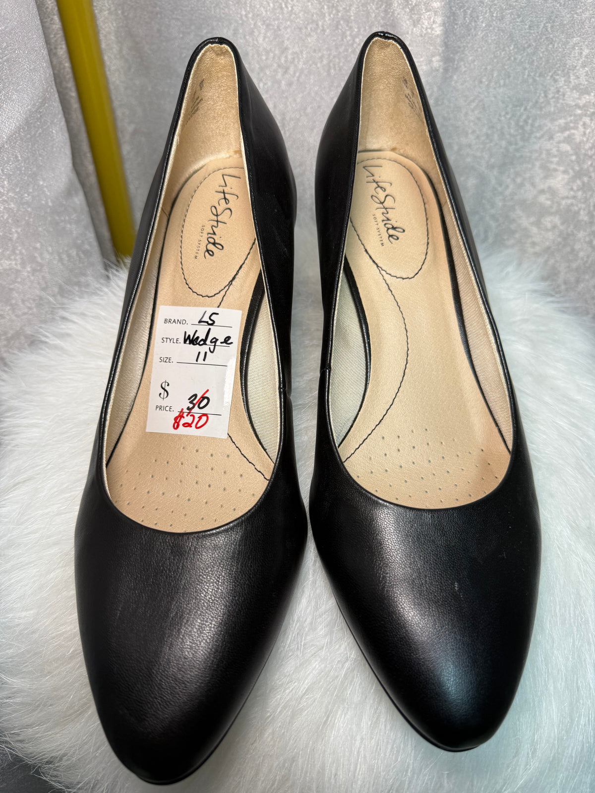 Lifestride Black Wedge - Size 11