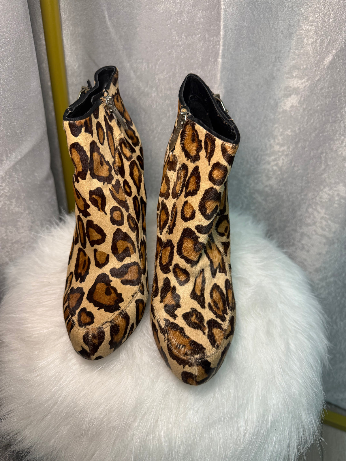 Sam Edelman Leopard Boots - Size 8.5