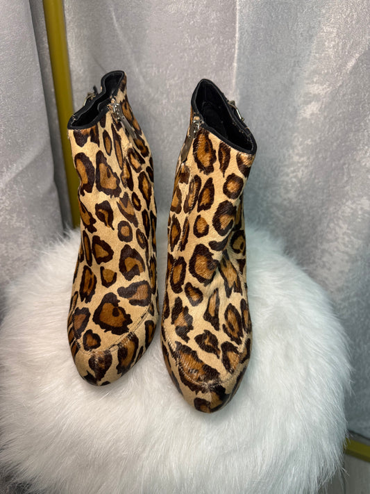 Sam Edelman Leopard Boots - Size 8.5