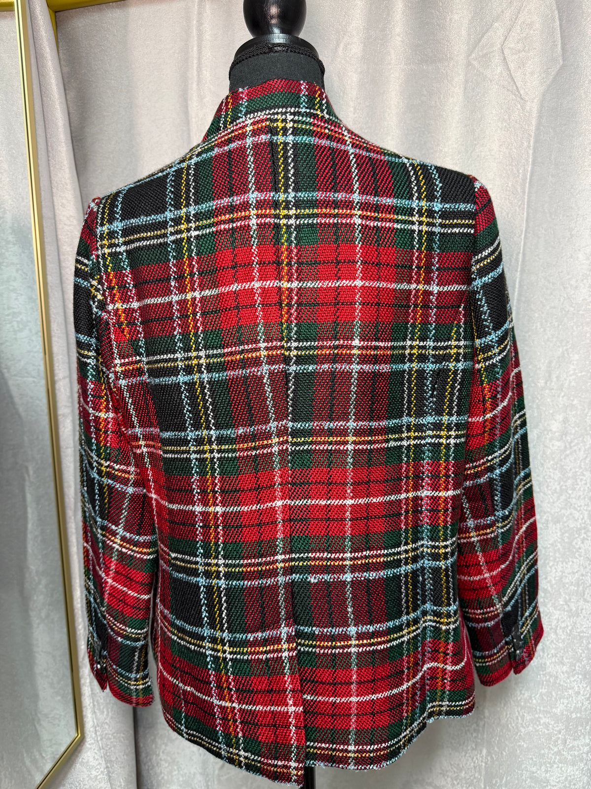 Appleseed’s Petites Tartan Plaid Blazer – Size 10P