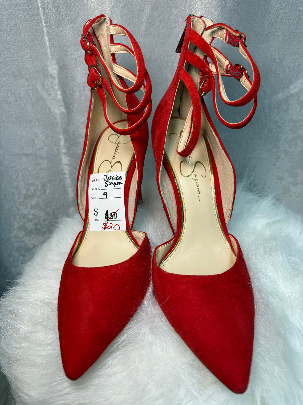 Jessica Simpson Red Heels - Size 9