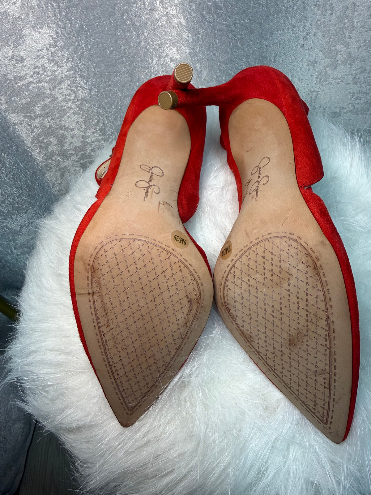 Jessica Simpson Red Heels - Size 9