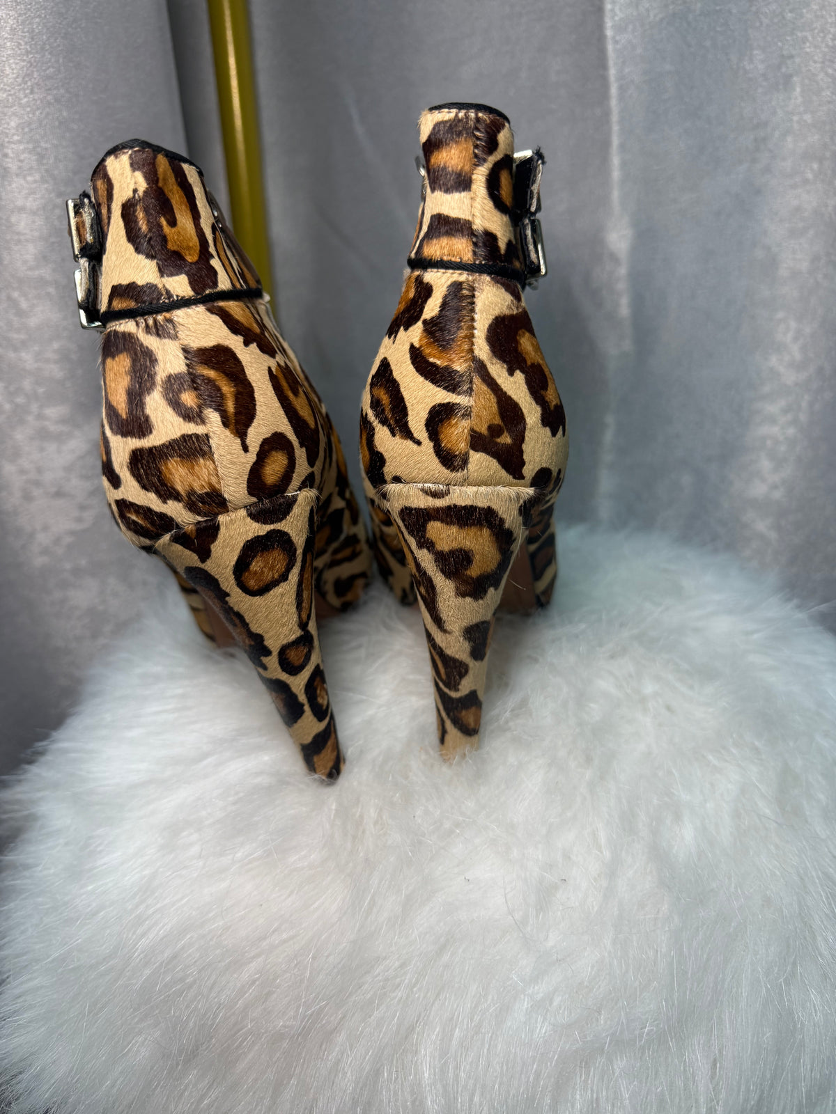 Sam Edelman Leopard Boots - Size 8.5