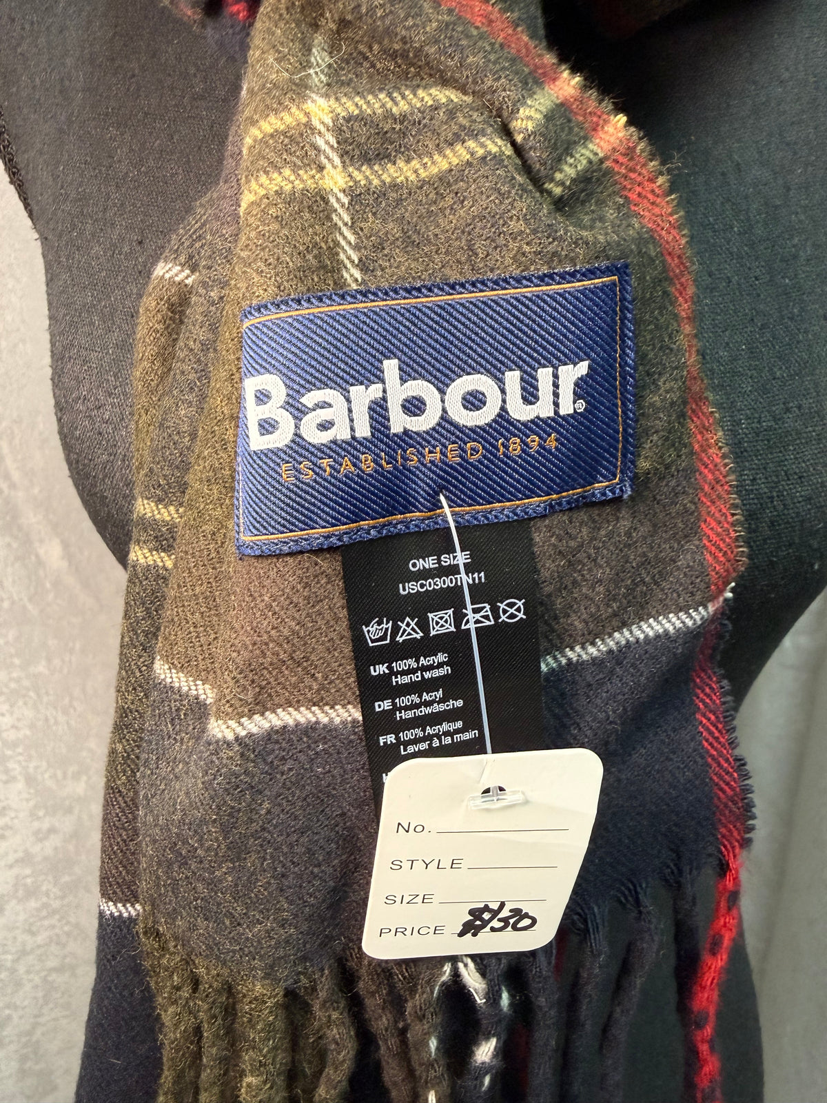 Barbour Scarf