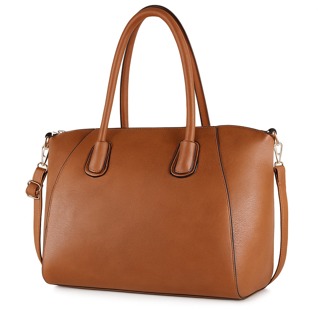 Women’s Soft Leather Handbag Tote Bags Large Shoulder Crossbody Bag 7 Cells Zipper Purse Handle Bag Phone Book Cosmetic Case for Office Lady Student