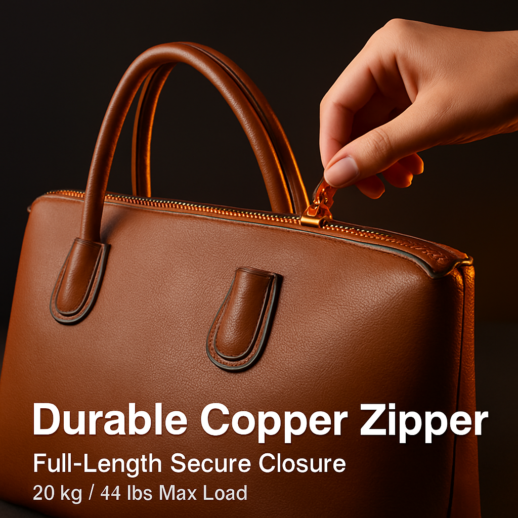 Women’s Soft Leather Handbag Tote Bags Large Shoulder Crossbody Bag 7 Cells Zipper Purse Handle Bag Phone Book Cosmetic Case for Office Lady Student