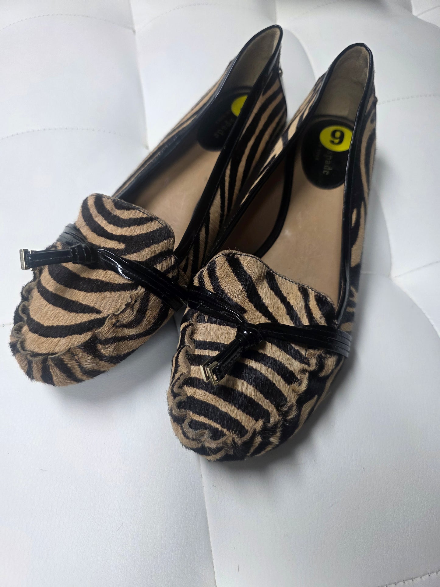Kate Spade Zebra Print - Pony Hair Loafers