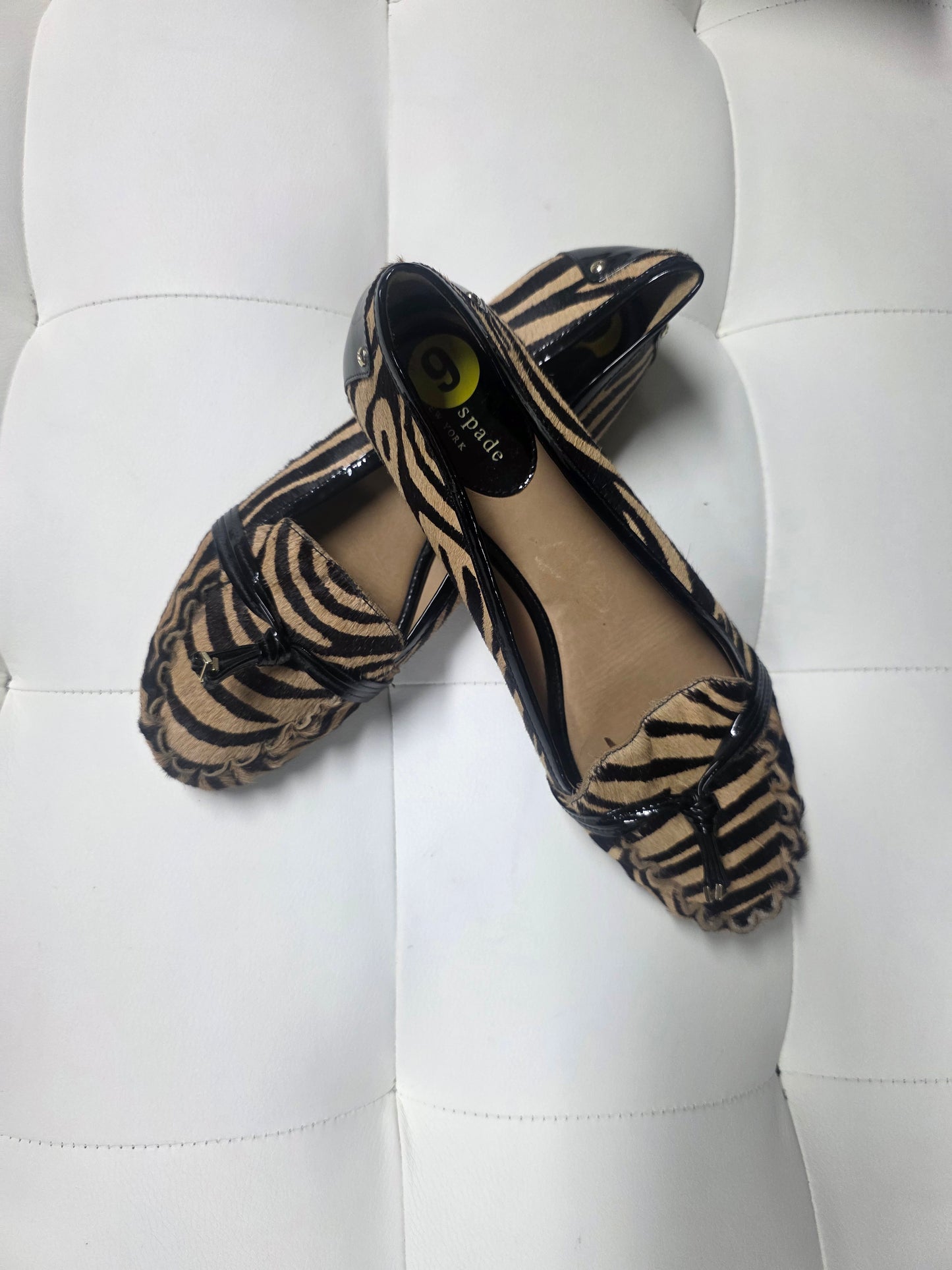 Kate Spade Zebra Print - Pony Hair Loafers