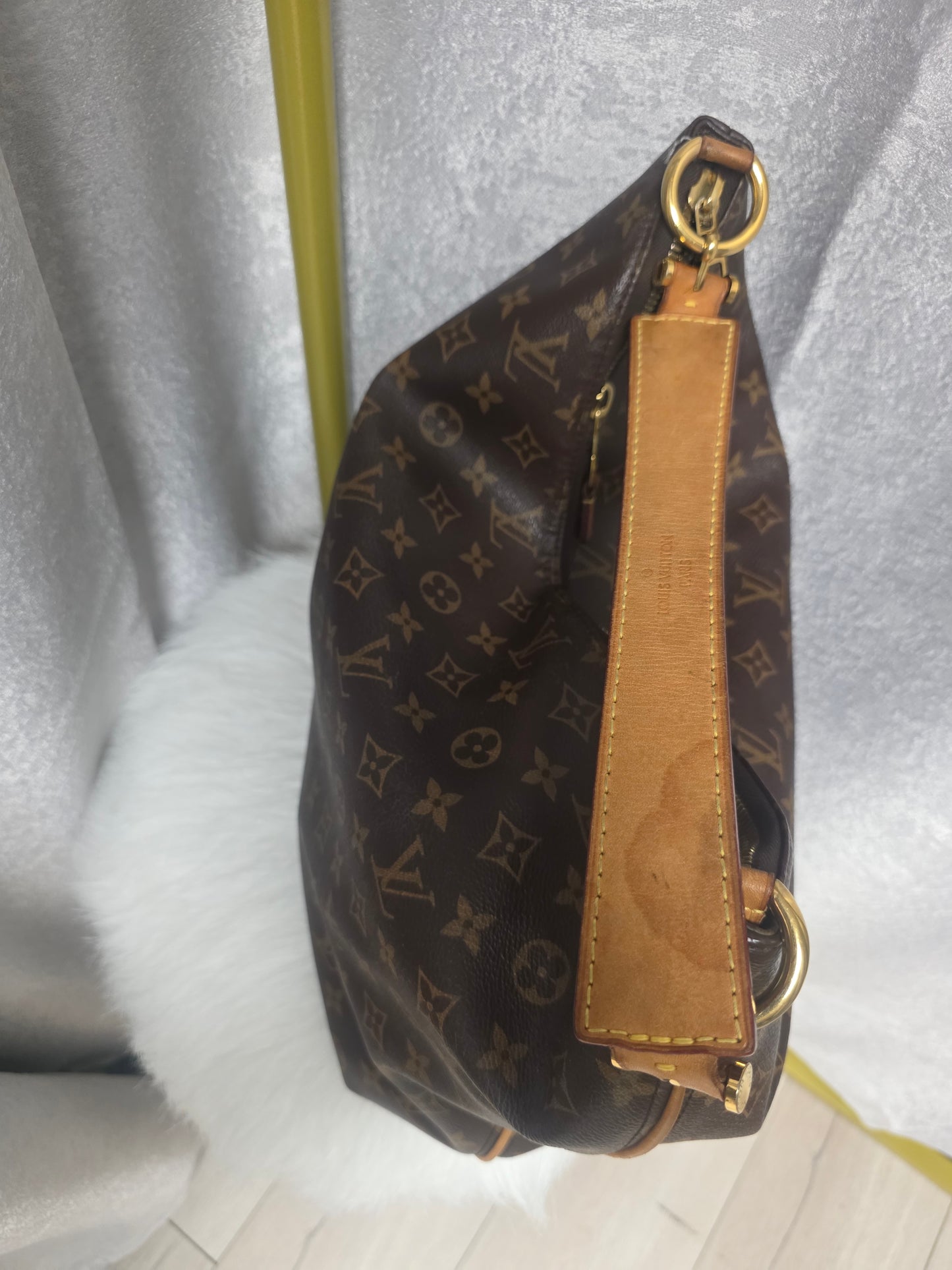 Pre-owned vintage Louis Vuitton Canvas Delightful GM Shoulder Bag
