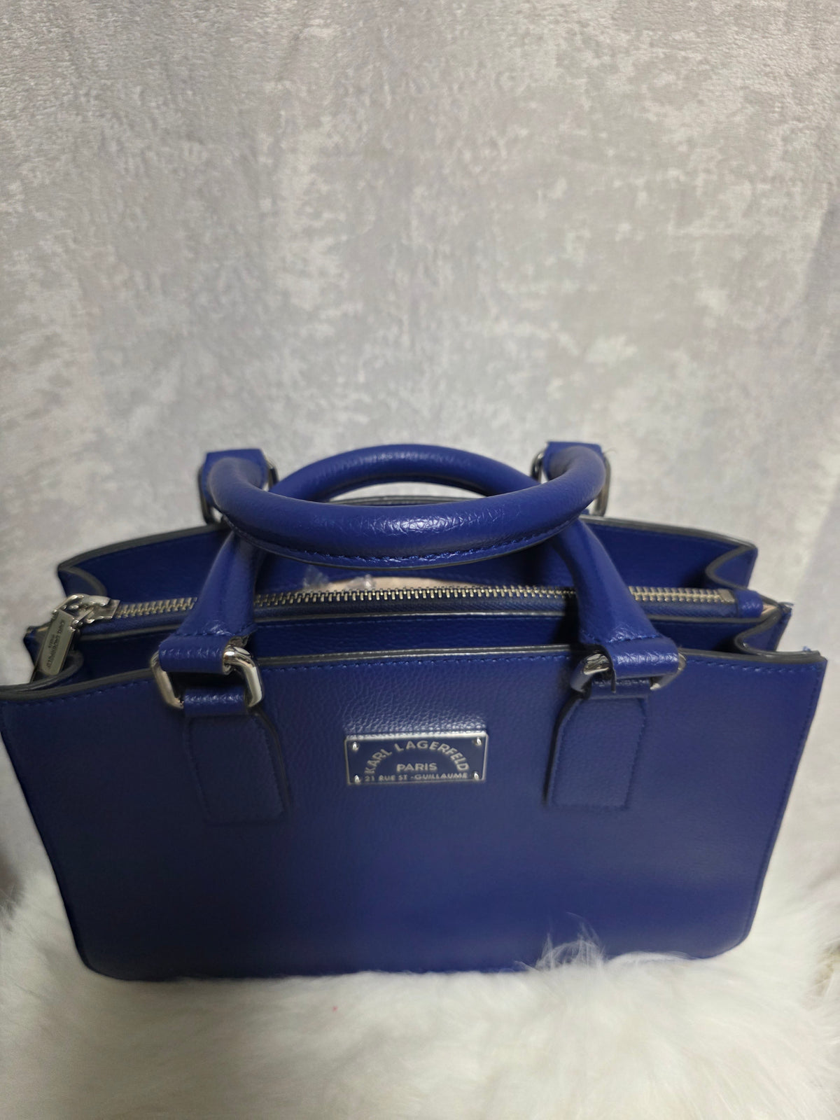 KL Cobalt Blue Satchel Bag