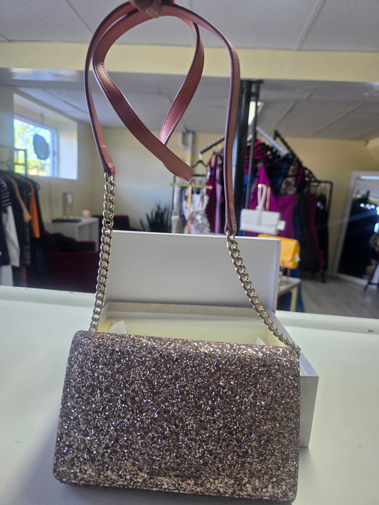 Jimmy Choo Glitter Crossbody Clutch – Shadow Coarse Ballet