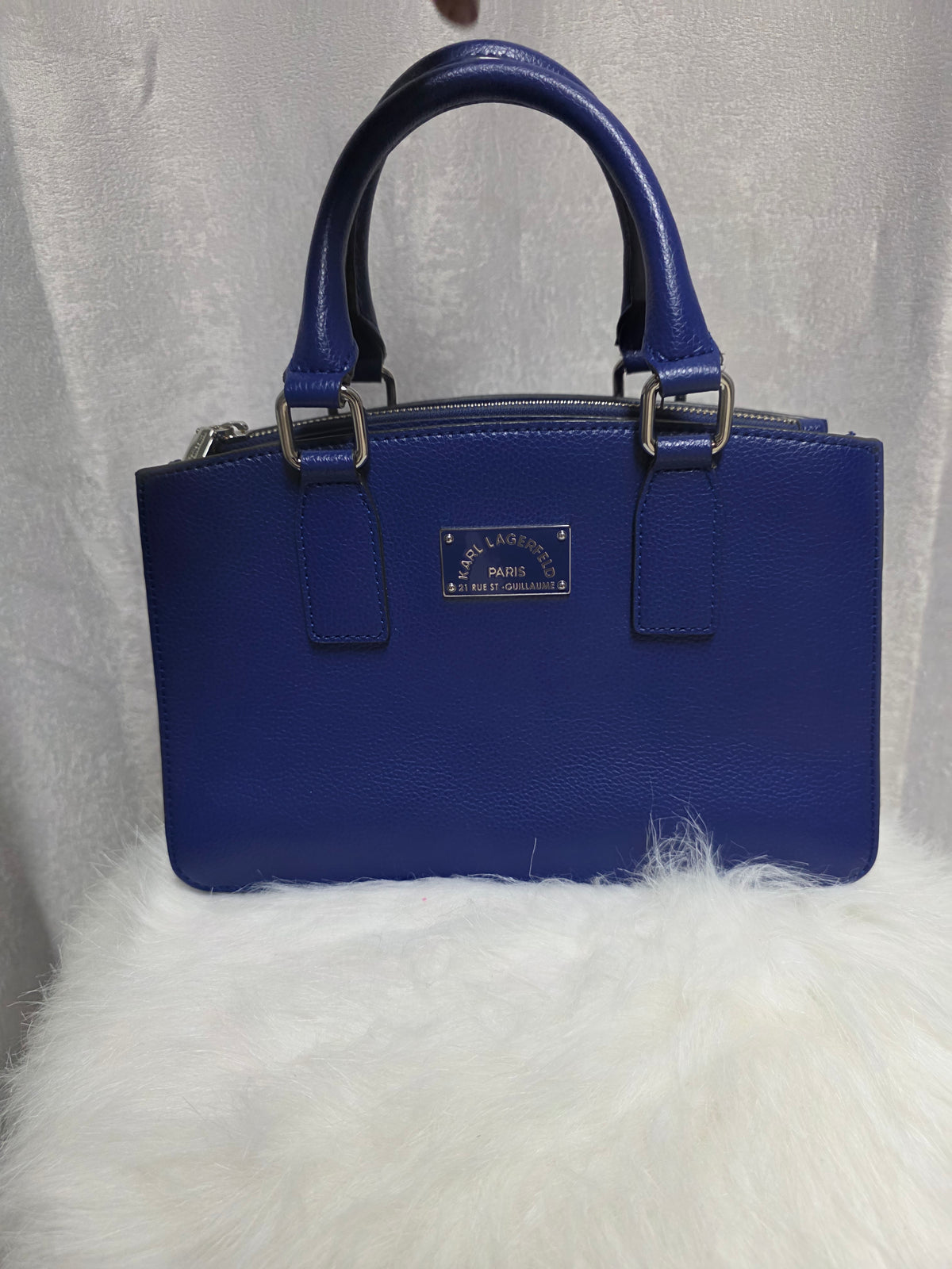 KL Cobalt Blue Satchel Bag