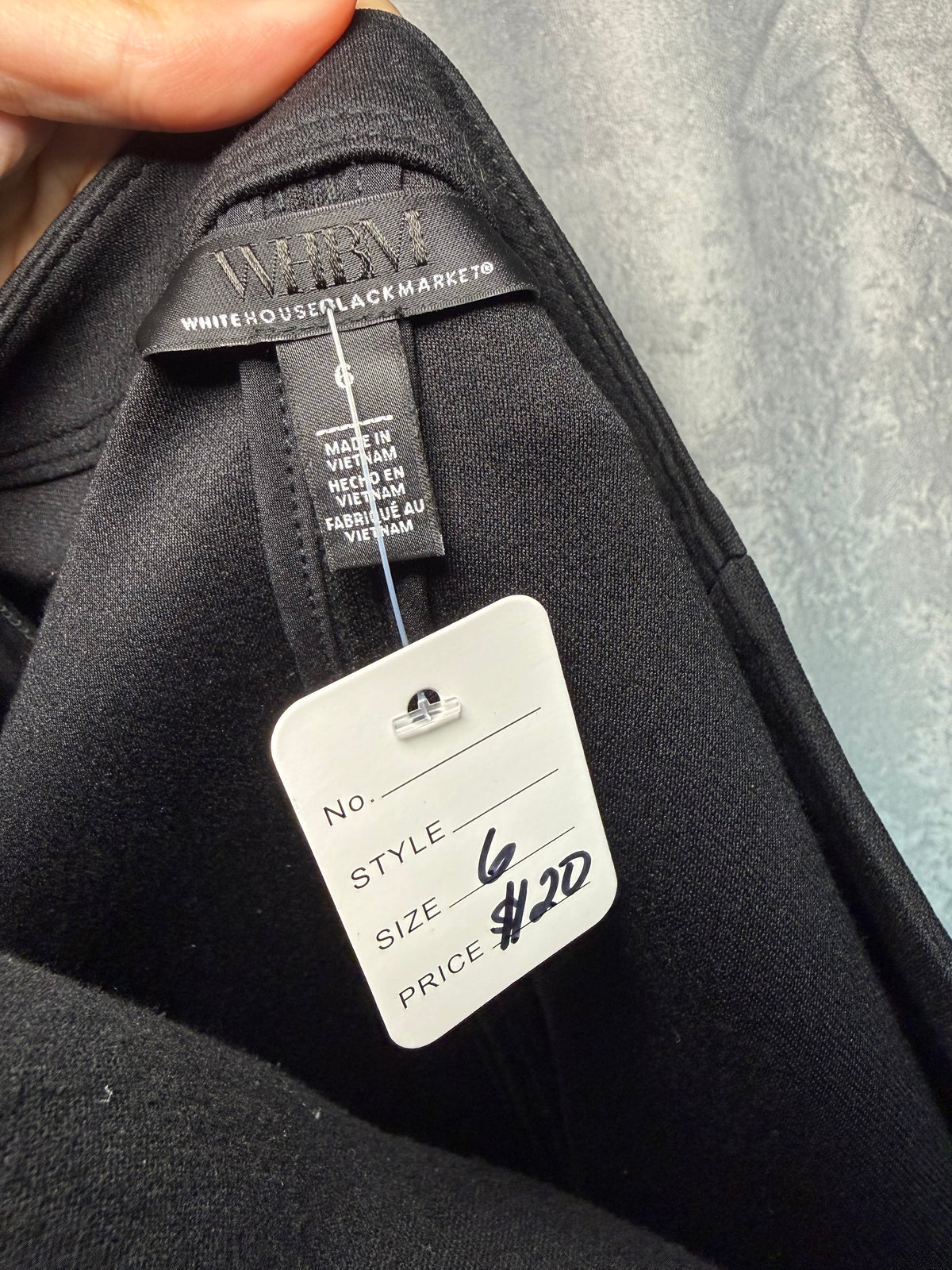 WHBM Black Jacket