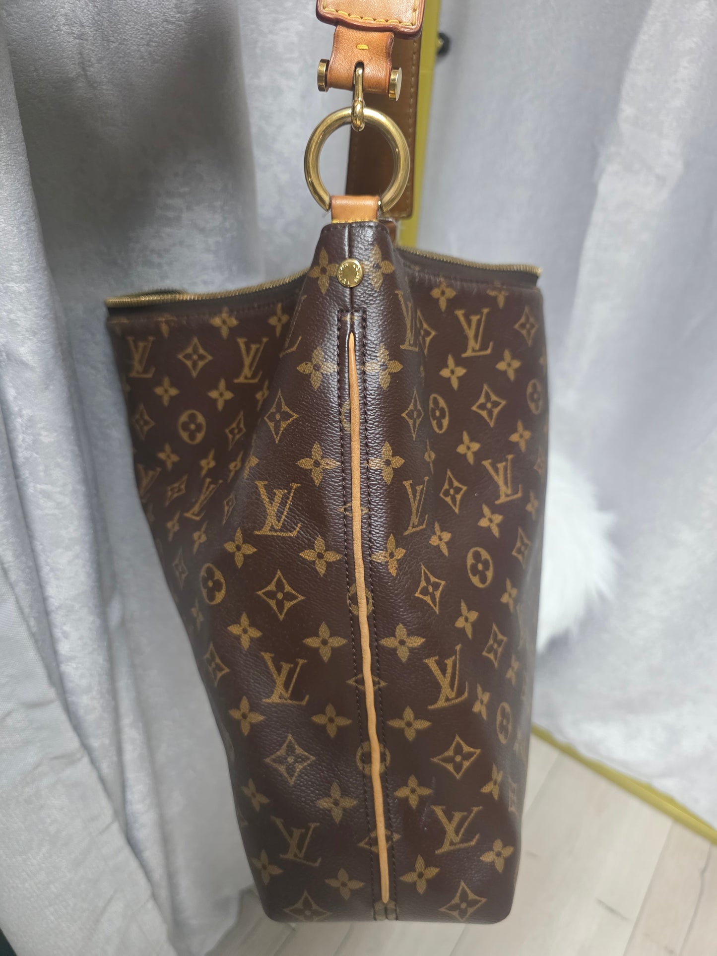 Pre-owned vintage Louis Vuitton Canvas Delightful GM Shoulder Bag