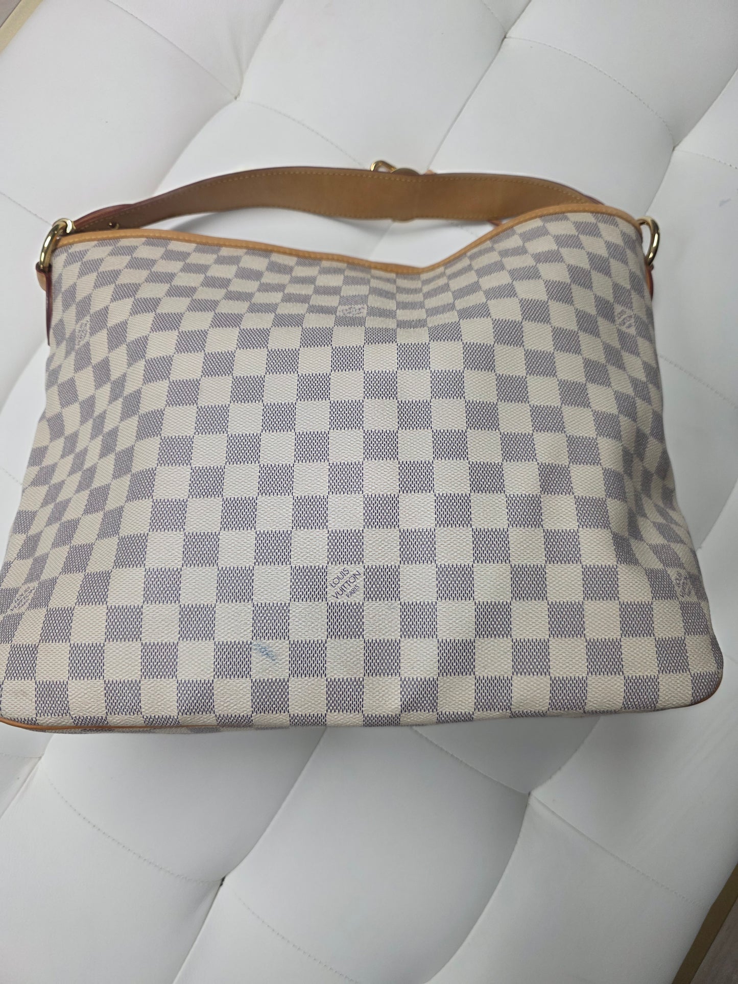 Louis Vuitton LV Damier Azur Delightful PM Shoulder Bag