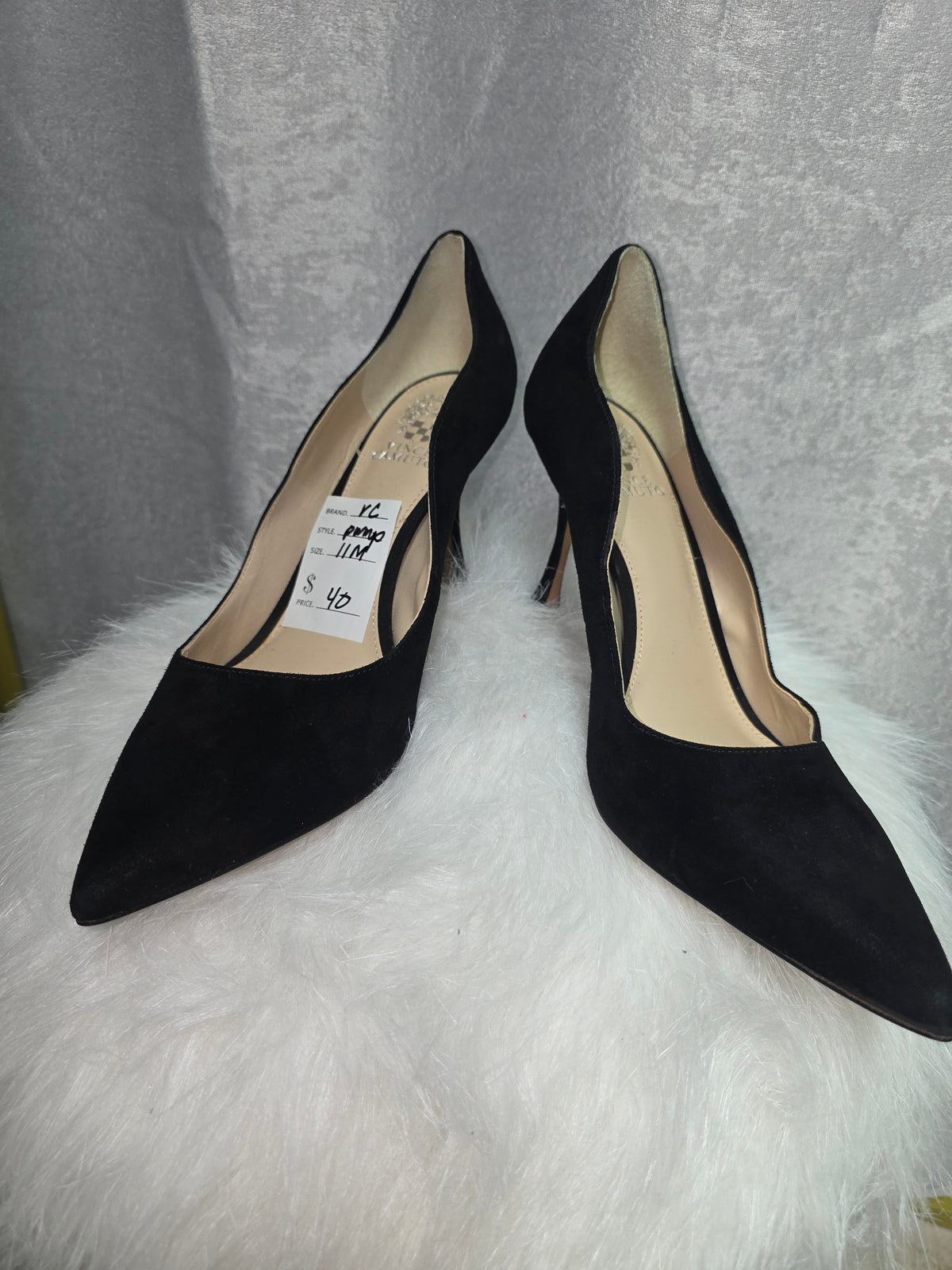 VC Black Suede Pumps - Size 11