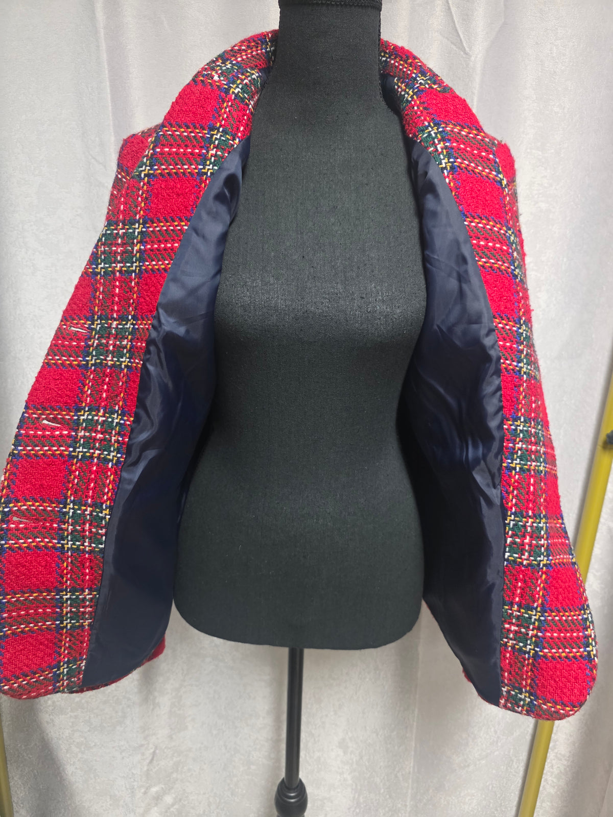 Plaid Blazer Jacket – Size 10