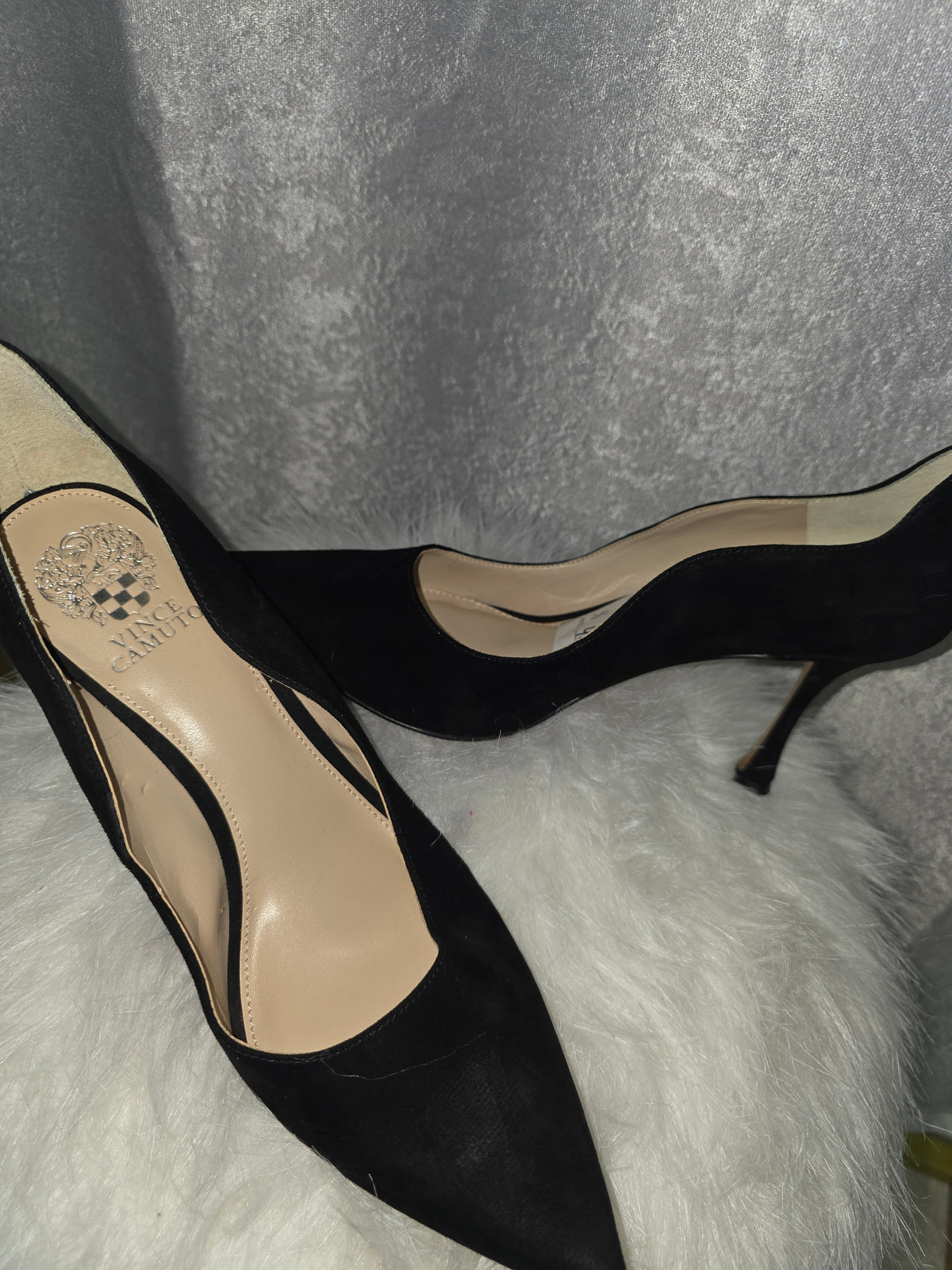 VC Black Suede Pumps - Size 11