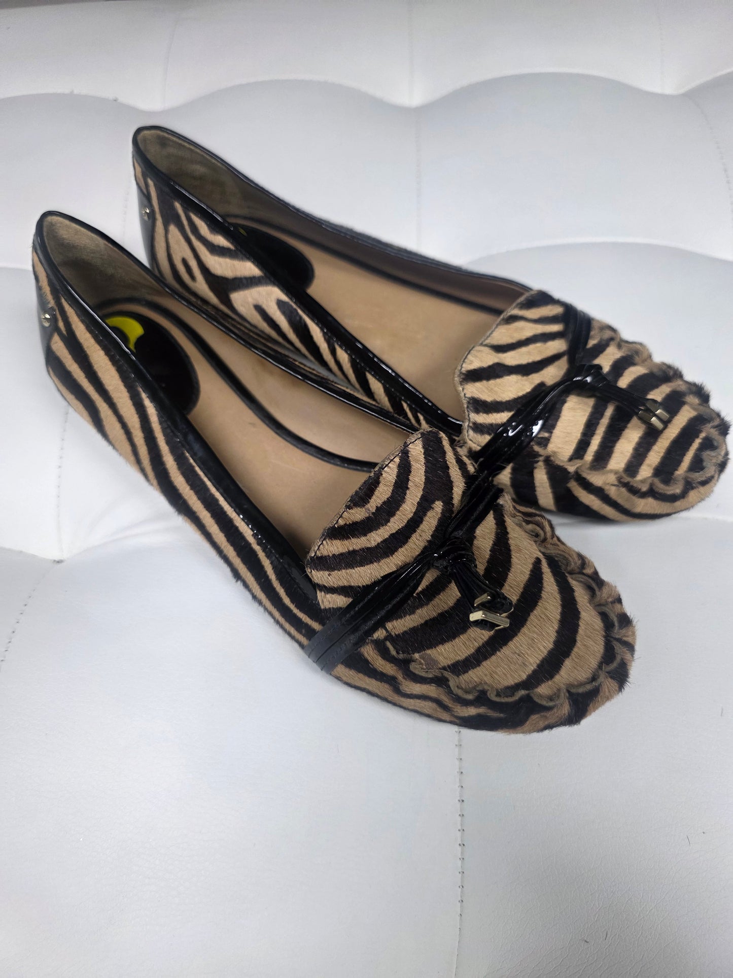 Kate Spade Zebra Print - Pony Hair Loafers