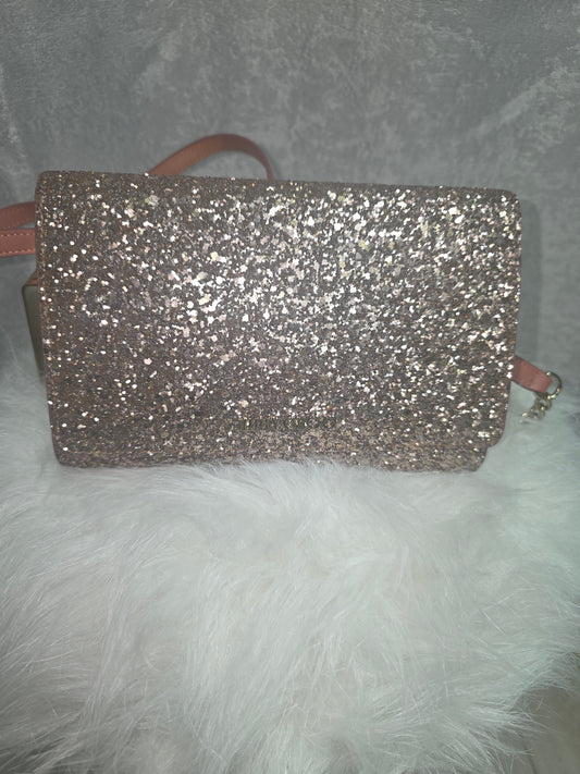 Jimmy Choo Glitter Crossbody Clutch – Shadow Coarse Ballet