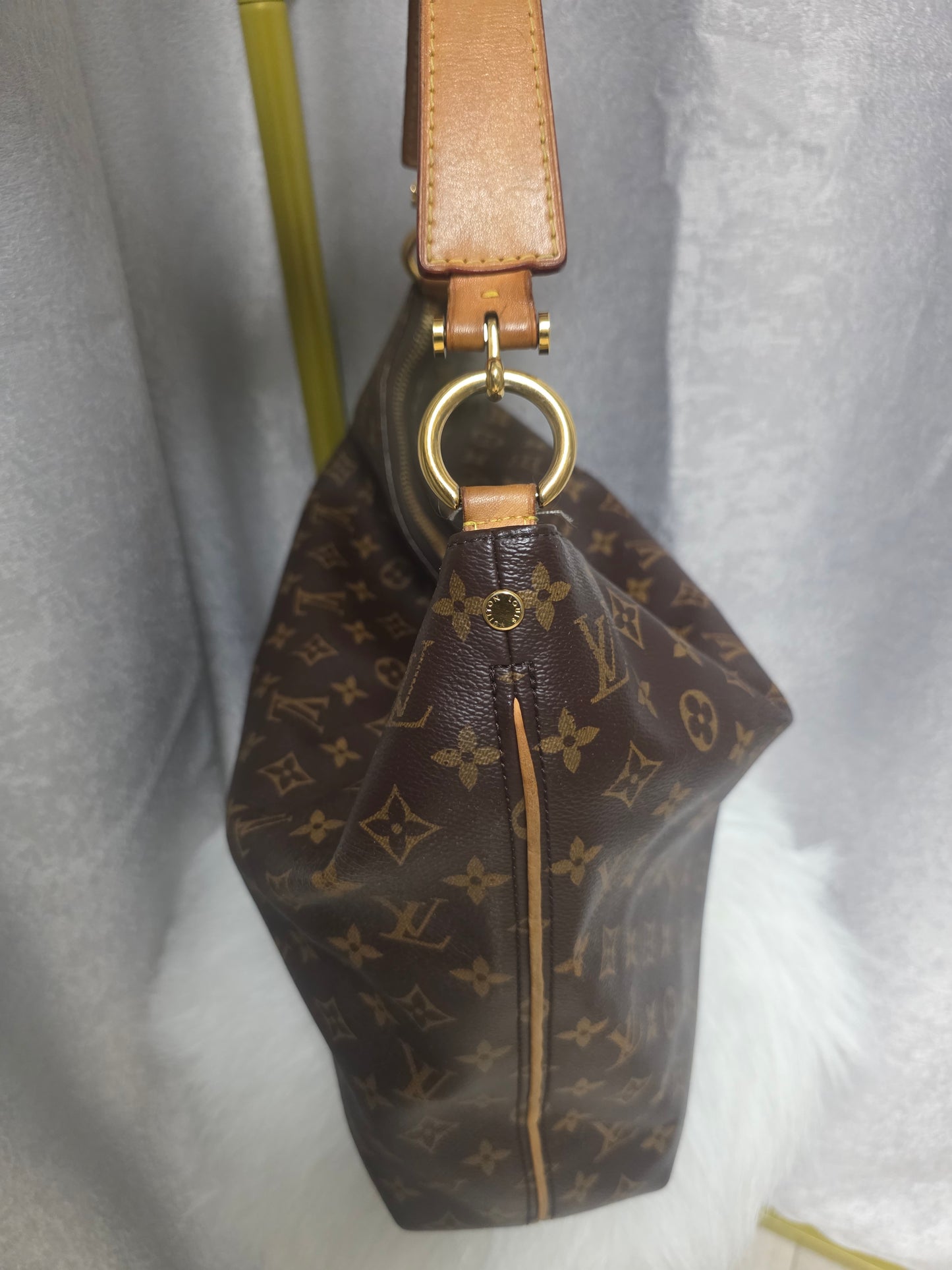 Pre-owned vintage Louis Vuitton Canvas Delightful GM Shoulder Bag