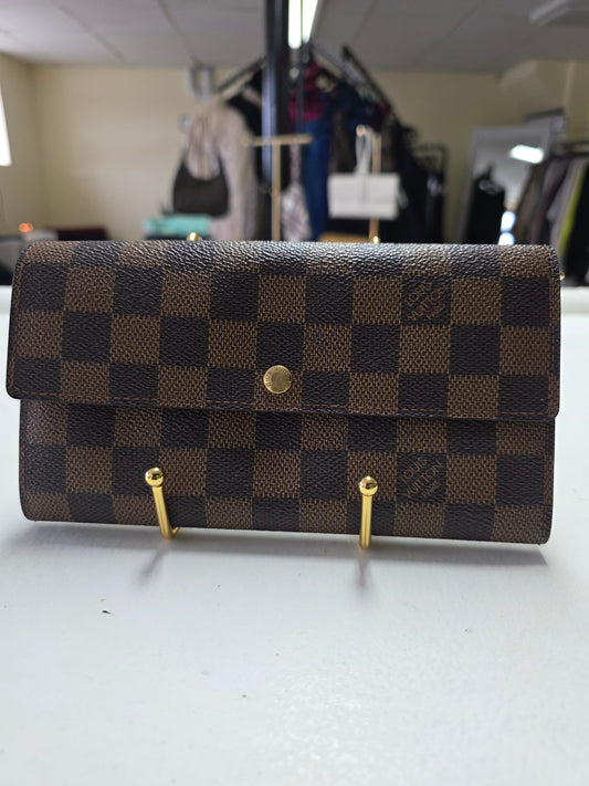 Louis Vuitton Damier Ebene Sarah Wallet