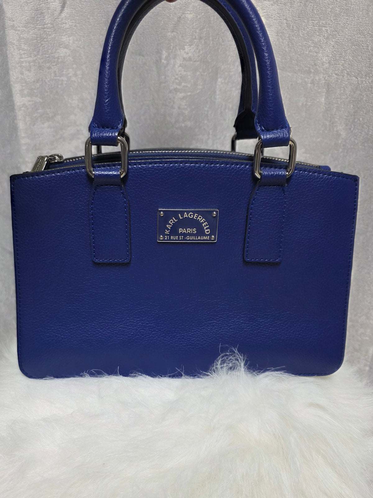KL Cobalt Blue Satchel Bag