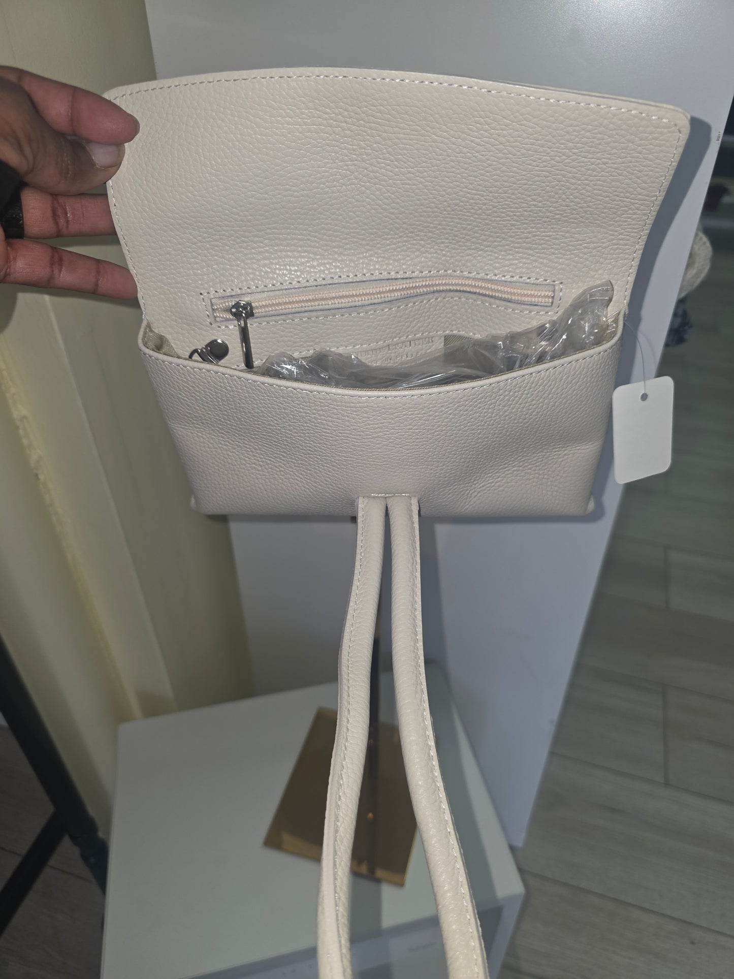 Genuine European Leather Key Hold Strap Bag – NWT