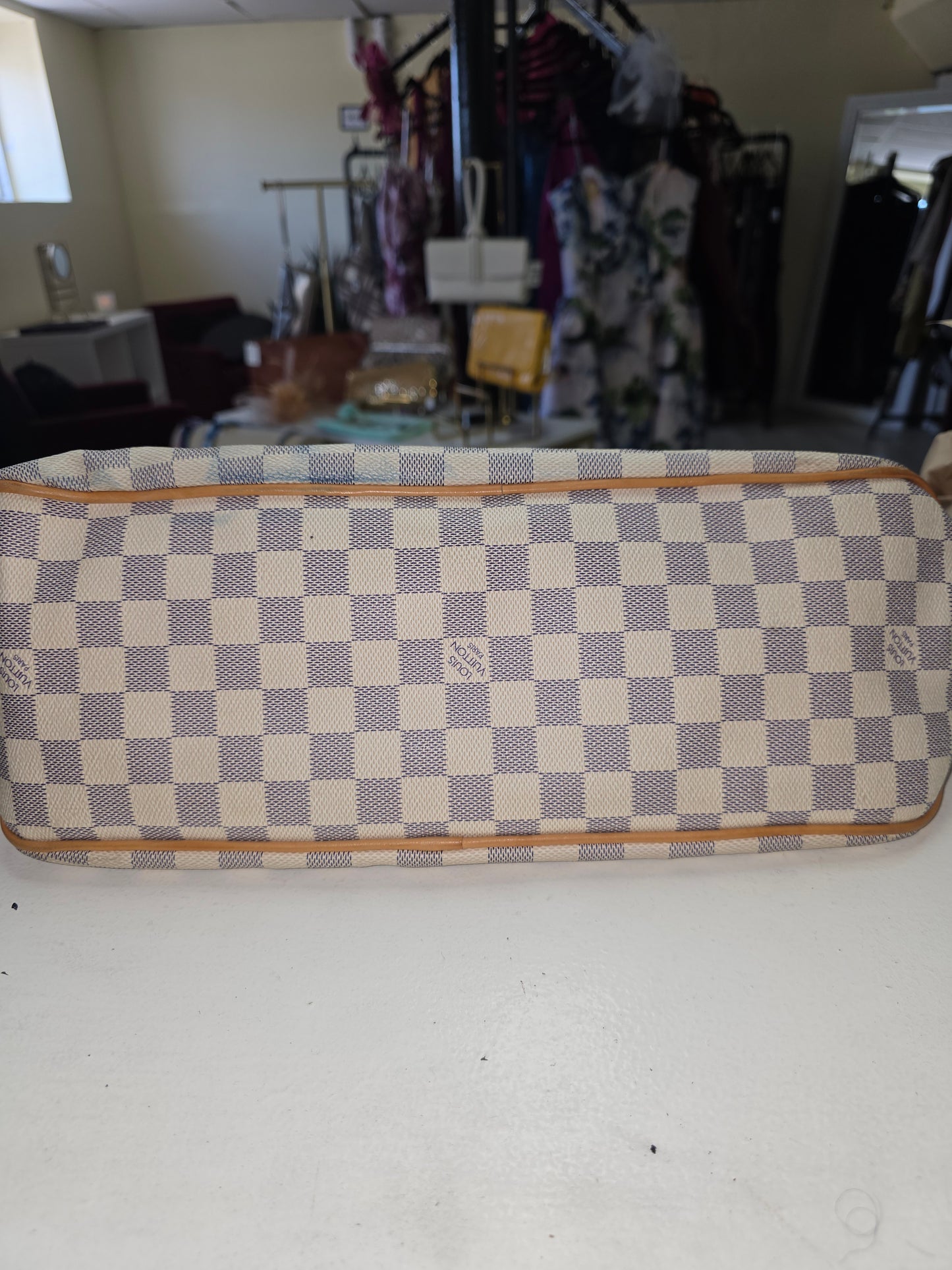 Louis Vuitton LV Damier Azur Delightful PM Shoulder Bag