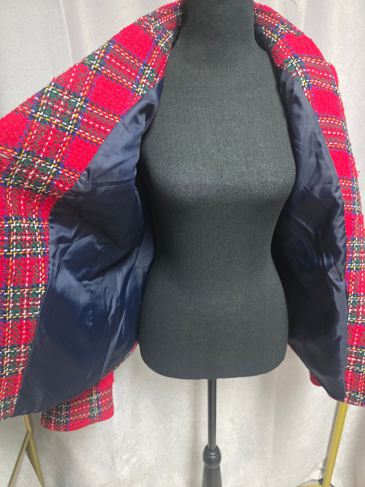 Plaid Blazer Jacket – Size 10
