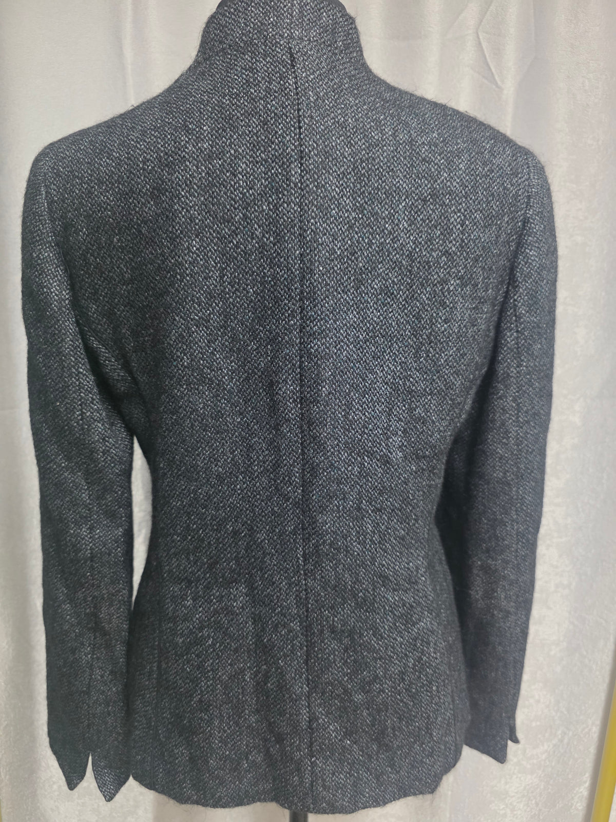 Charcoal Tweed Blazer – Size 4