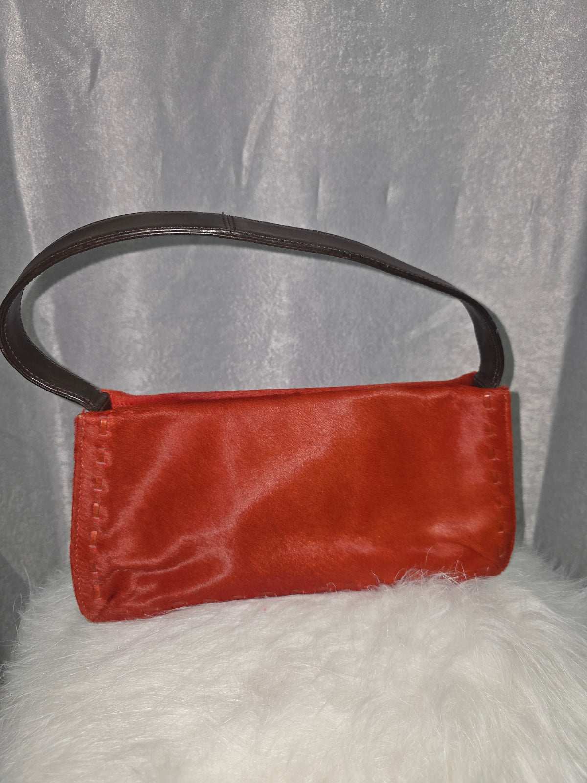 Vintage Coach West End Mini Hobo Calf- hair Bag #9470 – Burnt Orange