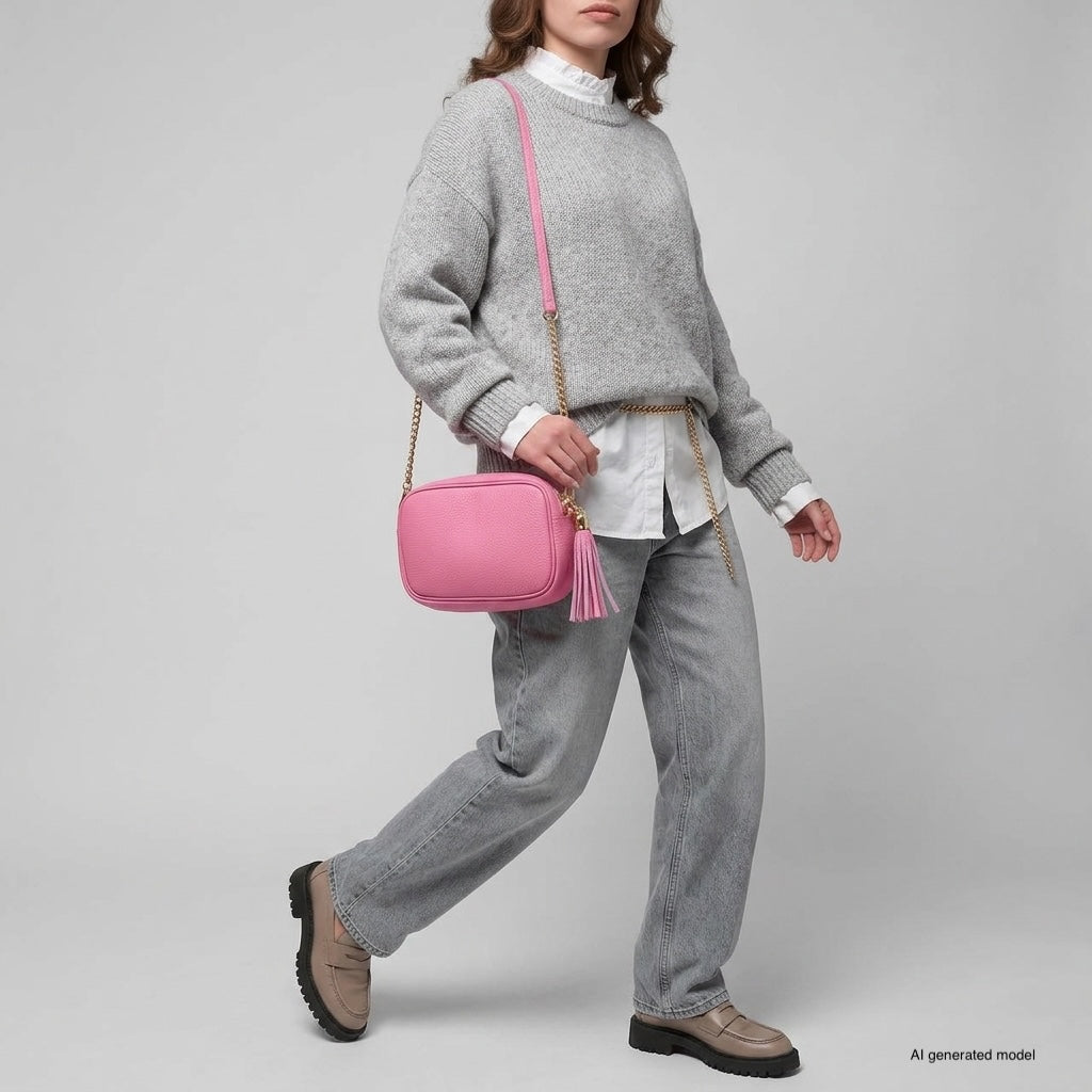 Italian Full-Grain Leather Crossbody Bag | Parma